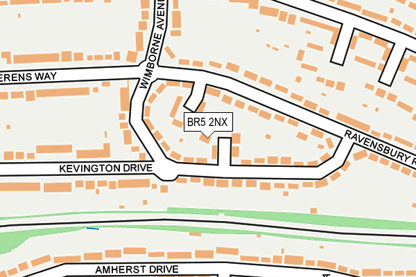BR5 2NX map - OS OpenMap – Local (Ordnance Survey)