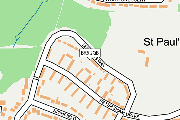 BR5 2QB map - OS OpenMap – Local (Ordnance Survey)