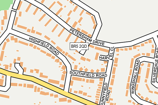BR5 2QD map - OS OpenMap – Local (Ordnance Survey)