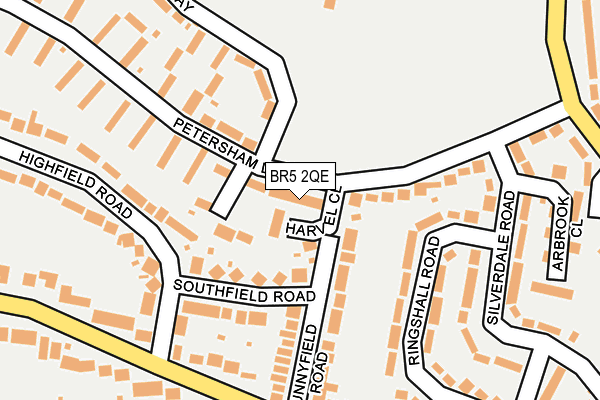 BR5 2QE map - OS OpenMap – Local (Ordnance Survey)