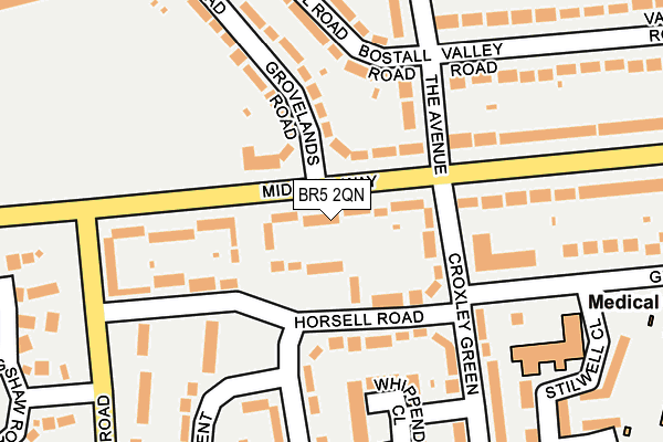 BR5 2QN map - OS OpenMap – Local (Ordnance Survey)