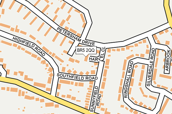 BR5 2QQ map - OS OpenMap – Local (Ordnance Survey)