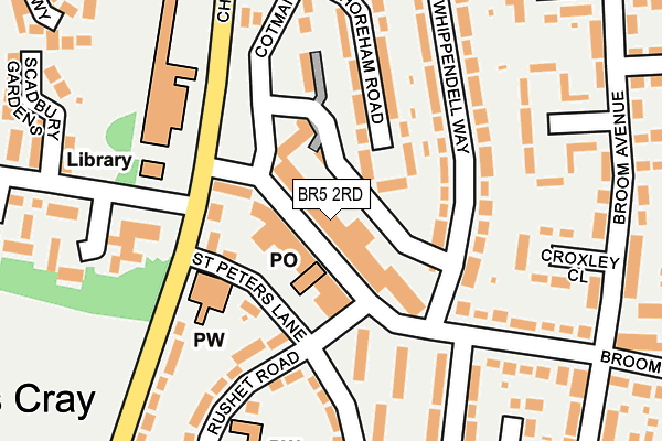 BR5 2RD map - OS OpenMap – Local (Ordnance Survey)
