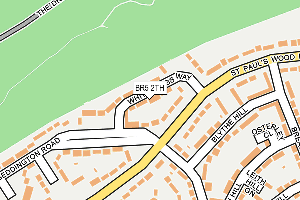 BR5 2TH map - OS OpenMap – Local (Ordnance Survey)