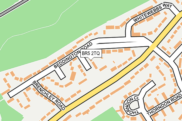 BR5 2TQ map - OS OpenMap – Local (Ordnance Survey)