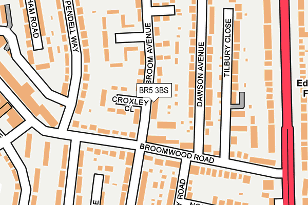 BR5 3BS map - OS OpenMap – Local (Ordnance Survey)