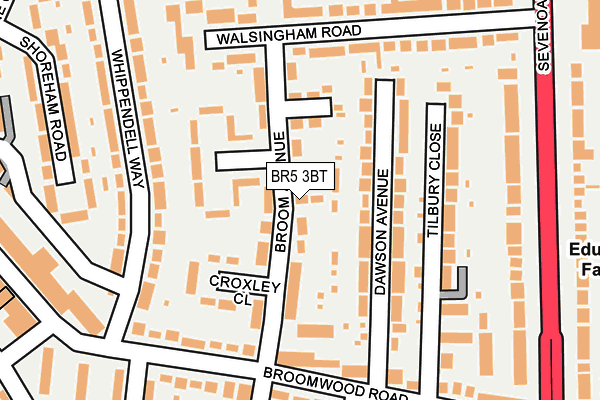 BR5 3BT map - OS OpenMap – Local (Ordnance Survey)