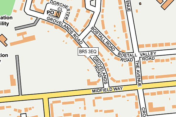 BR5 3EQ map - OS OpenMap – Local (Ordnance Survey)