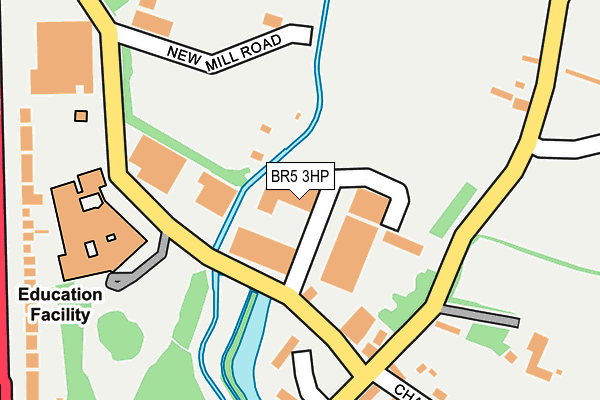 BR5 3HP map - OS OpenMap – Local (Ordnance Survey)