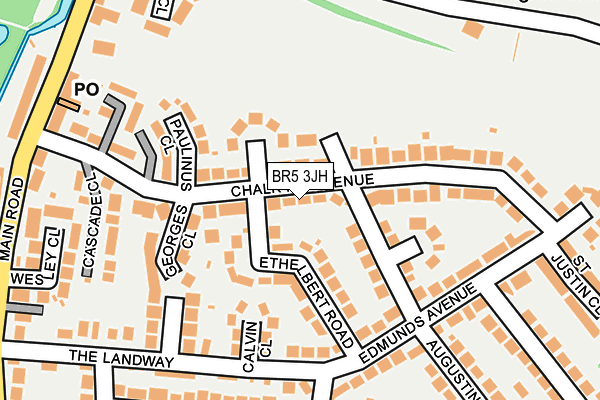 BR5 3JH map - OS OpenMap – Local (Ordnance Survey)