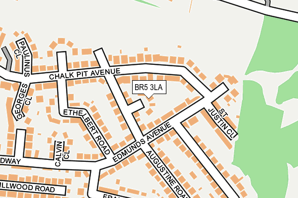 BR5 3LA map - OS OpenMap – Local (Ordnance Survey)
