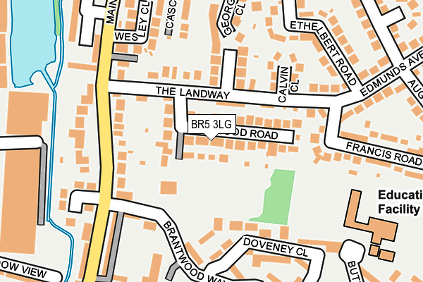 BR5 3LG map - OS OpenMap – Local (Ordnance Survey)