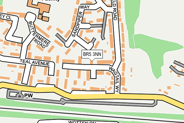 BR5 3NN map - OS OpenMap – Local (Ordnance Survey)