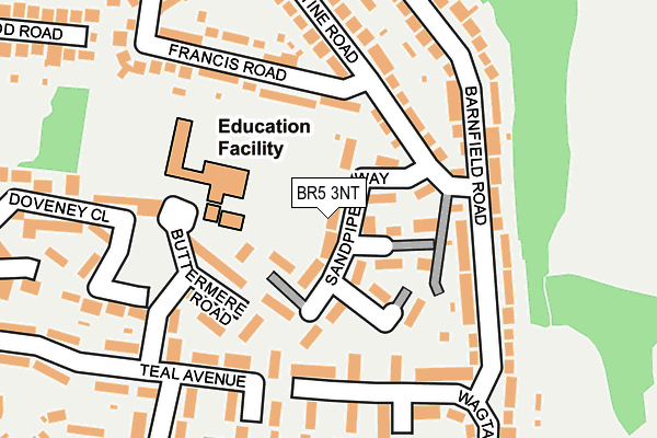 BR5 3NT map - OS OpenMap – Local (Ordnance Survey)