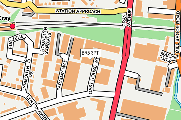 BR5 3PT map - OS OpenMap – Local (Ordnance Survey)