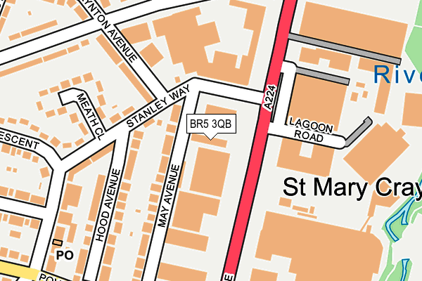 Map of THE STUDIO LONDON LIMITED at local scale