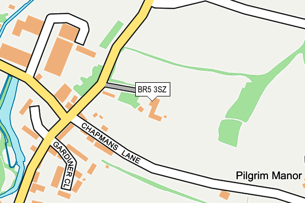 BR5 3SZ map - OS OpenMap – Local (Ordnance Survey)