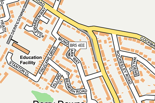 BR5 4EE map - OS OpenMap – Local (Ordnance Survey)