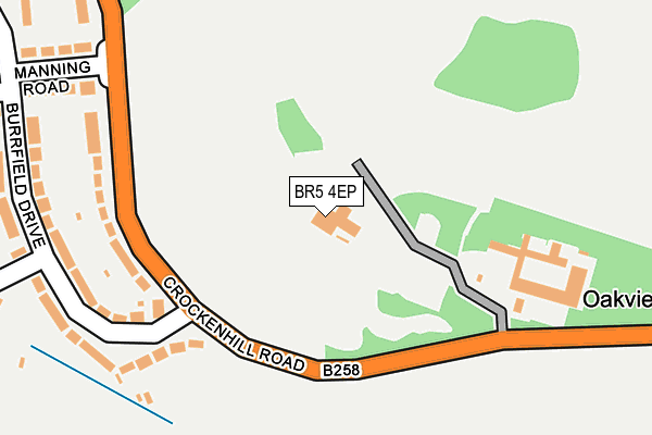 BR5 4EP map - OS OpenMap – Local (Ordnance Survey)