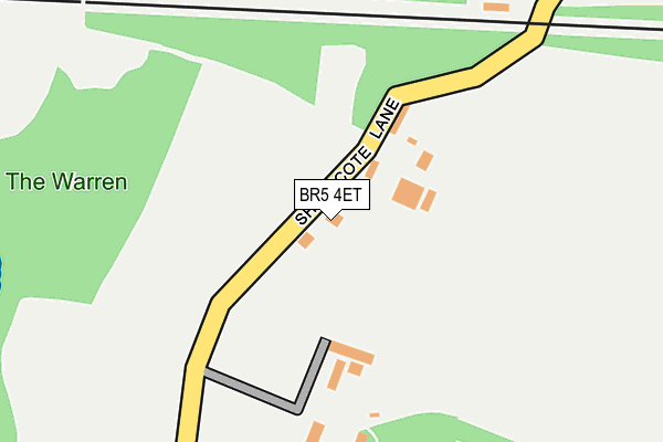 BR5 4ET map - OS OpenMap – Local (Ordnance Survey)