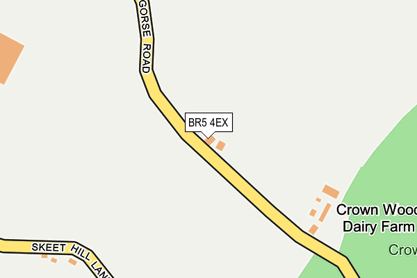 BR5 4EX map - OS OpenMap – Local (Ordnance Survey)