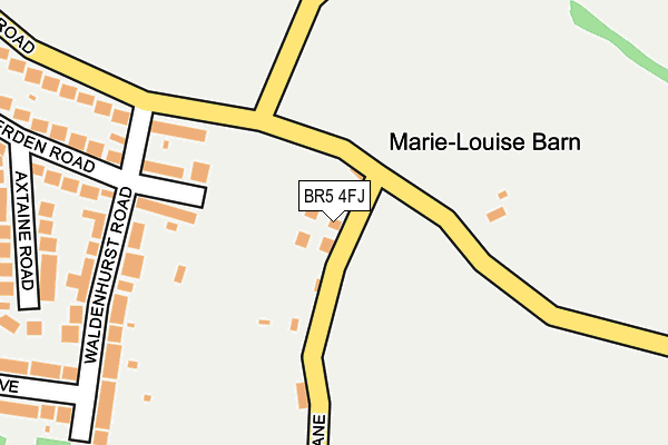BR5 4FJ map - OS OpenMap – Local (Ordnance Survey)