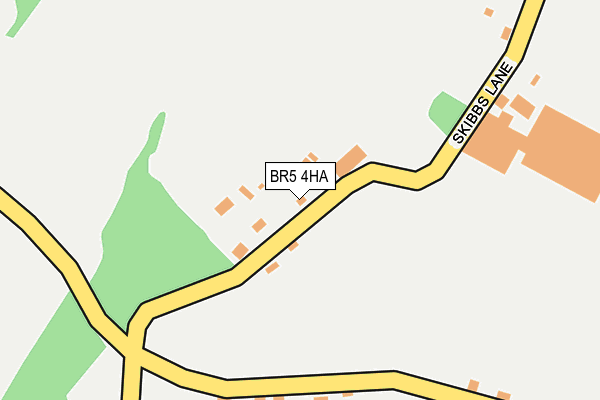BR5 4HA map - OS OpenMap – Local (Ordnance Survey)