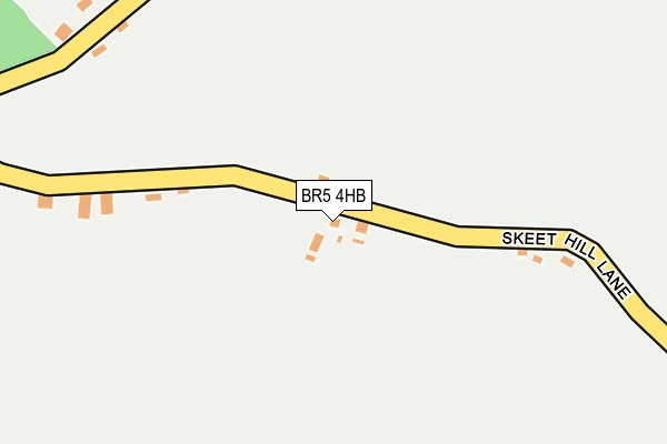 BR5 4HB map - OS OpenMap – Local (Ordnance Survey)