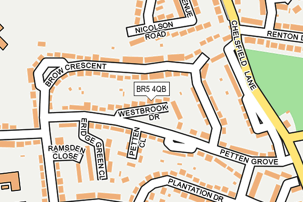 BR5 4QB map - OS OpenMap – Local (Ordnance Survey)