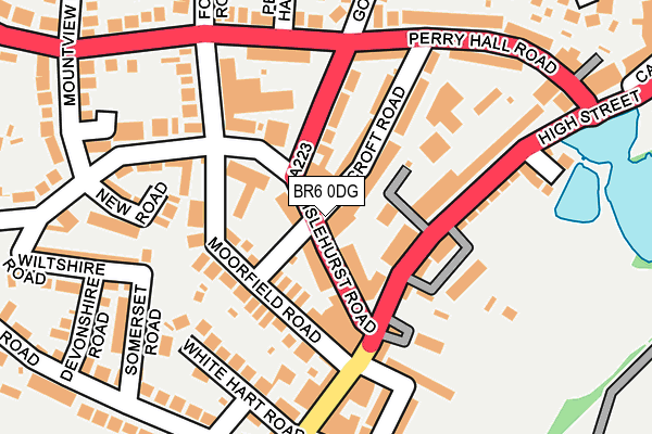 BR6 0DG map - OS OpenMap – Local (Ordnance Survey)