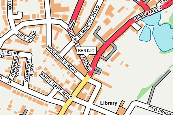 BR6 0JQ map - OS OpenMap – Local (Ordnance Survey)