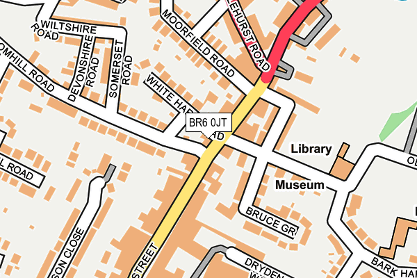 BR6 0JT map - OS OpenMap – Local (Ordnance Survey)