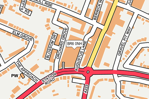 BR6 0NH map - OS OpenMap – Local (Ordnance Survey)