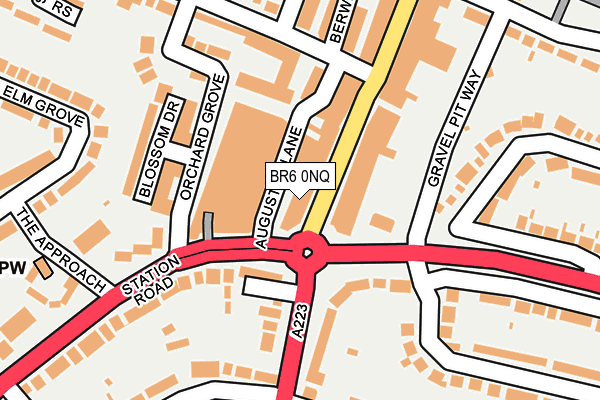 BR6 0NQ map - OS OpenMap – Local (Ordnance Survey)