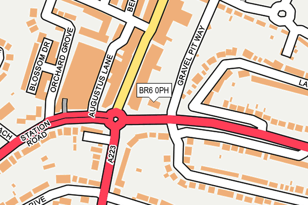 BR6 0PH map - OS OpenMap – Local (Ordnance Survey)