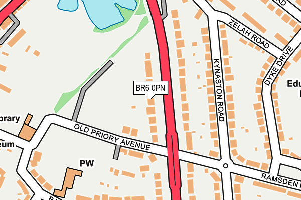 BR6 0PN map - OS OpenMap – Local (Ordnance Survey)