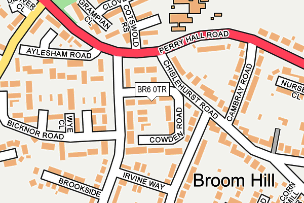 BR6 0TR map - OS OpenMap – Local (Ordnance Survey)