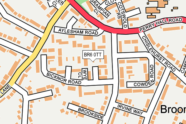 BR6 0TT map - OS OpenMap – Local (Ordnance Survey)