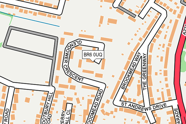 BR6 0UQ map - OS OpenMap – Local (Ordnance Survey)