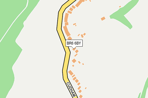 BR6 6BY map - OS OpenMap – Local (Ordnance Survey)