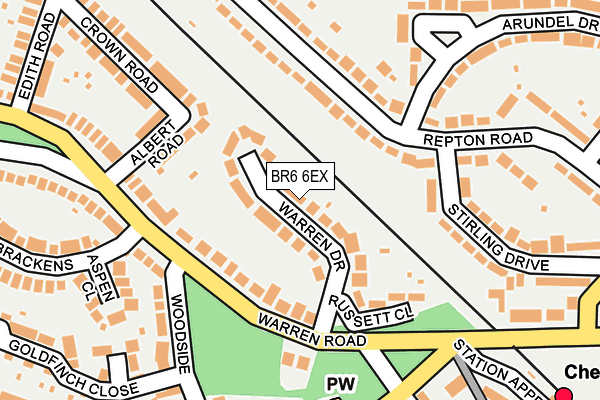 BR6 6EX map - OS OpenMap – Local (Ordnance Survey)