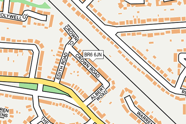 BR6 6JN map - OS OpenMap – Local (Ordnance Survey)