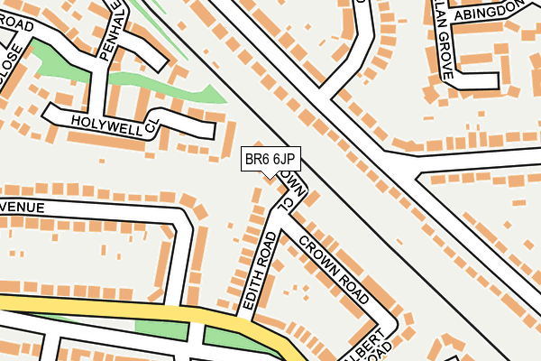 BR6 6JP map - OS OpenMap – Local (Ordnance Survey)