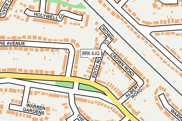 BR6 6JQ map - OS OpenMap – Local (Ordnance Survey)