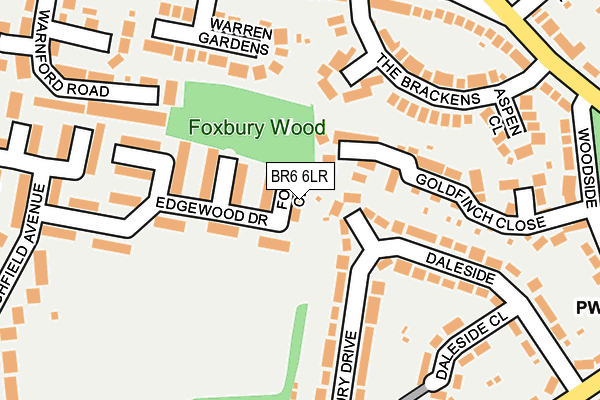 BR6 6LR map - OS OpenMap – Local (Ordnance Survey)