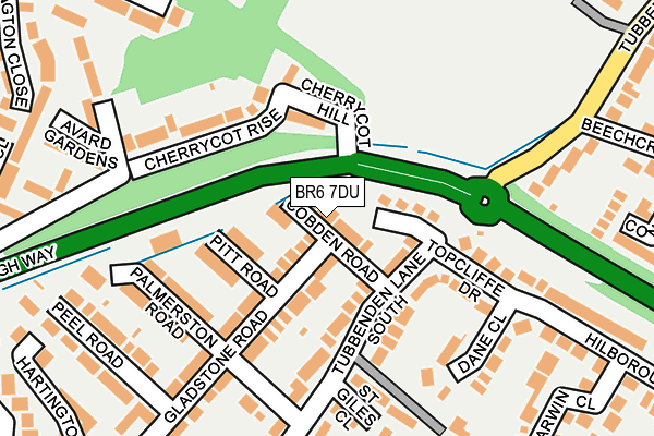 BR6 7DU map - OS OpenMap – Local (Ordnance Survey)