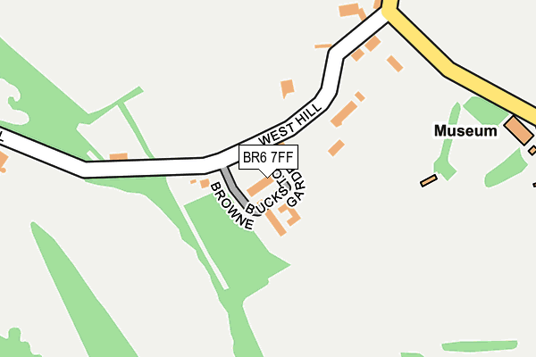BR6 7FF map - OS OpenMap – Local (Ordnance Survey)
