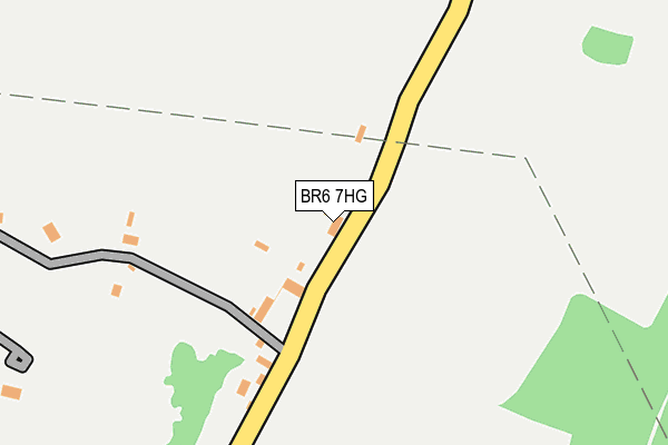 BR6 7HG map - OS OpenMap – Local (Ordnance Survey)