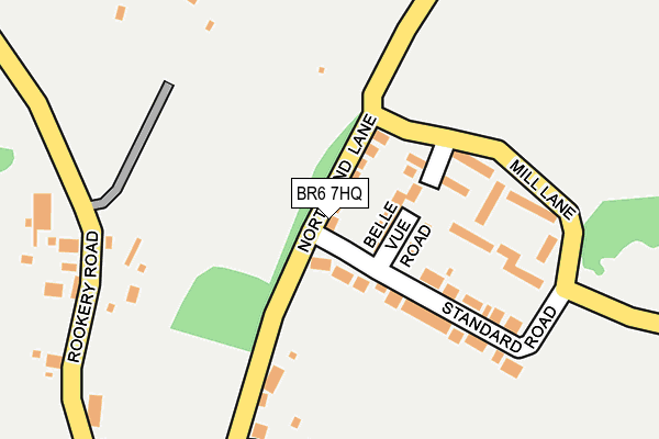 BR6 7HQ map - OS OpenMap – Local (Ordnance Survey)