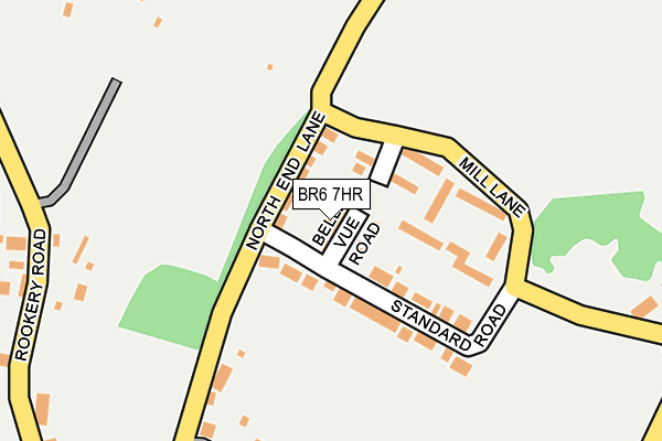 BR6 7HR map - OS OpenMap – Local (Ordnance Survey)